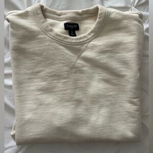 J. Crew Off-White Crewneck Sweater